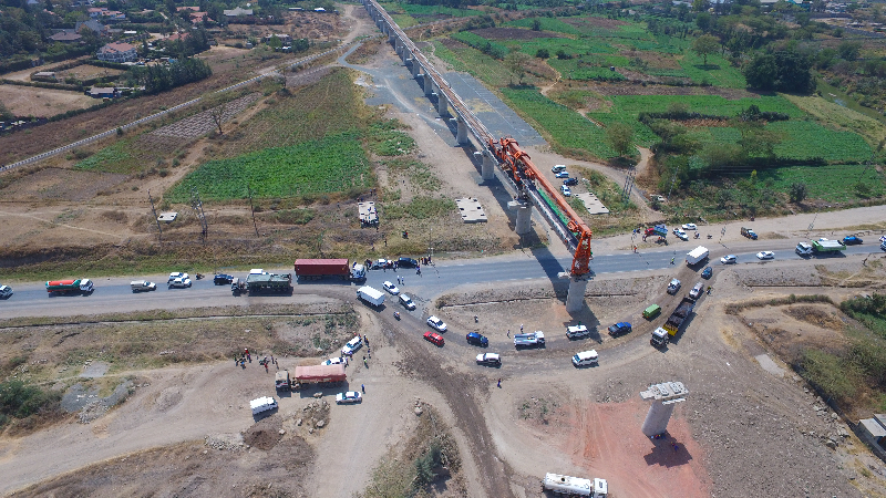Athi River super bridge near the Athi River area