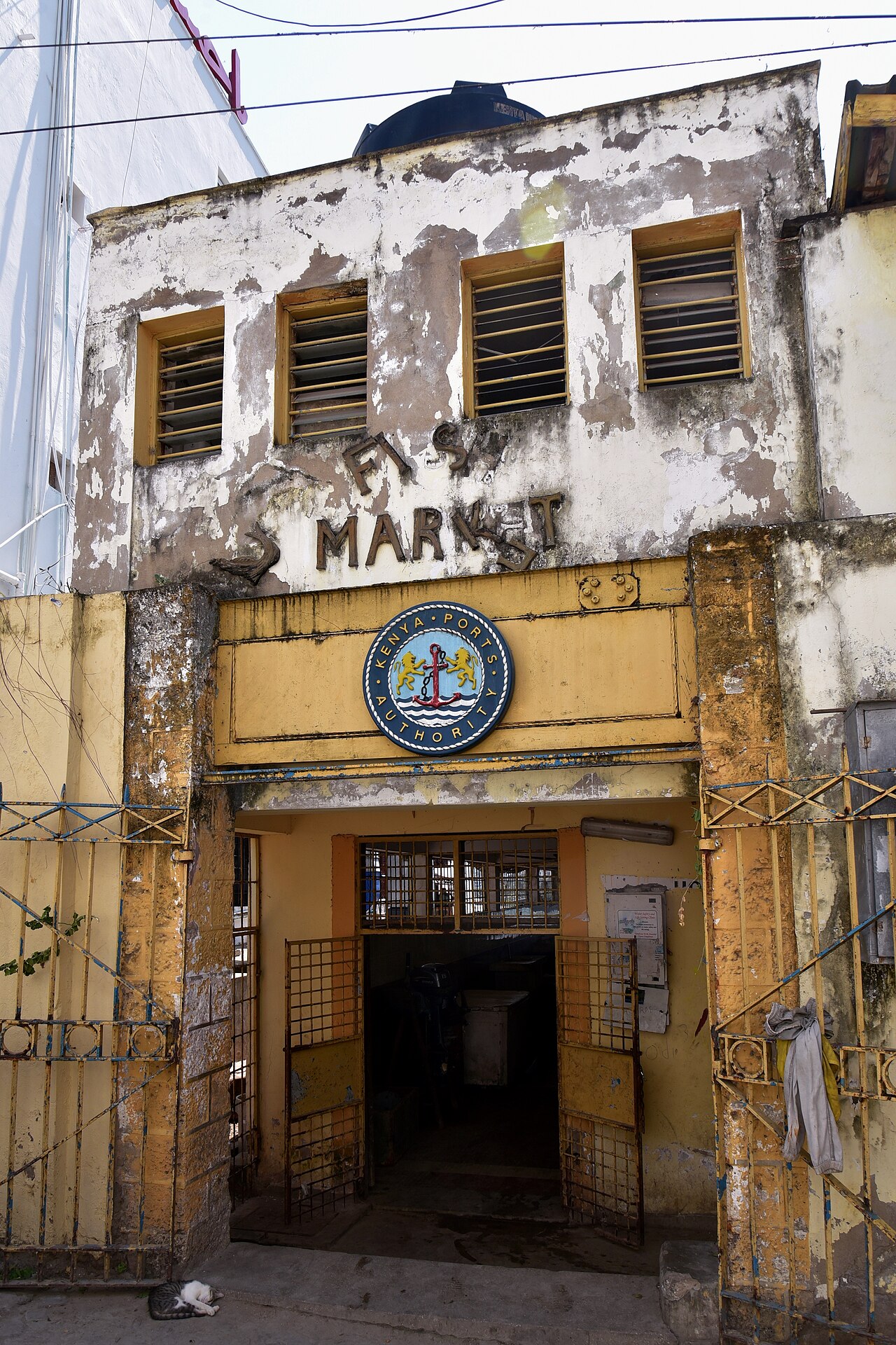 A bustling market in Mombasa, Kenya, representative of the coastal trade centred on Kongowea